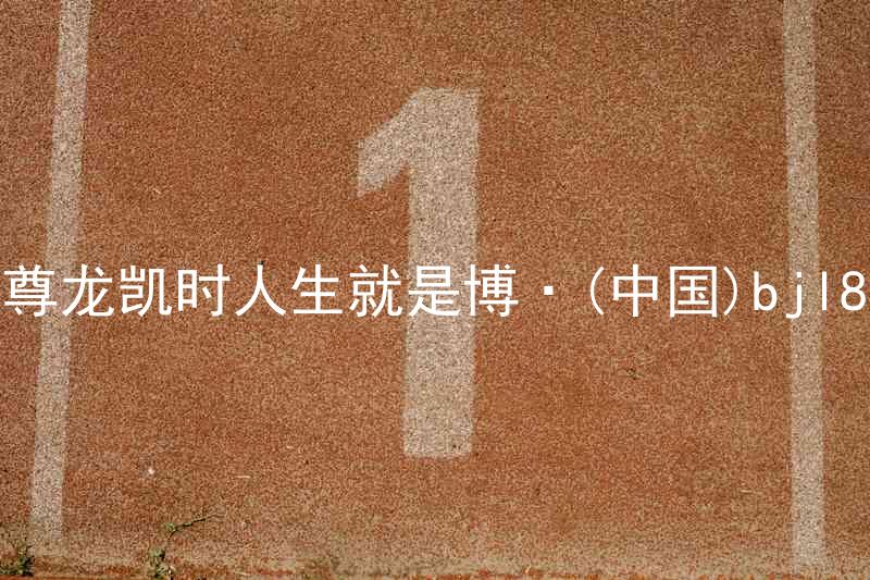 尊龙凯时人生就是博·(中国)bjl8